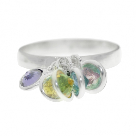 Anillo puntos de luz de colores