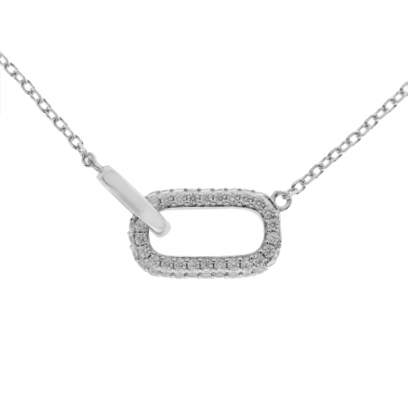 Collar doble eslabón Plata de Ley