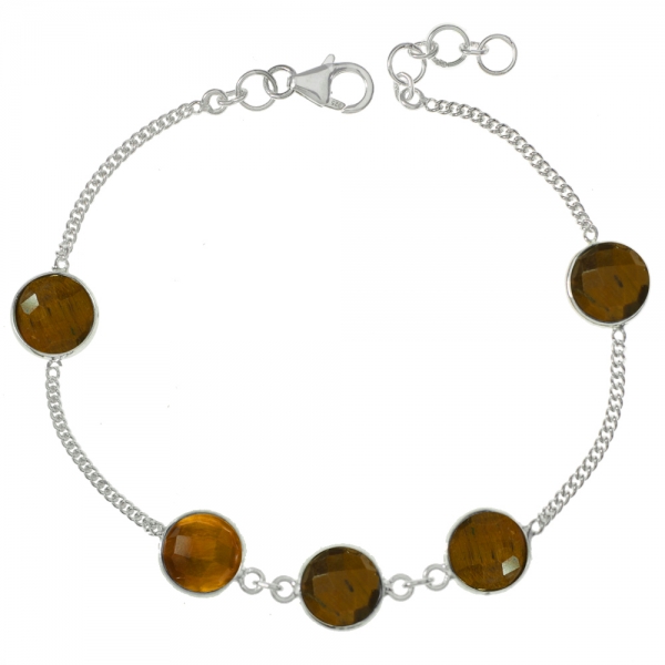 Pulsera piedra ojo de tigre