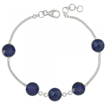 Pulsera piedra lapislázuli