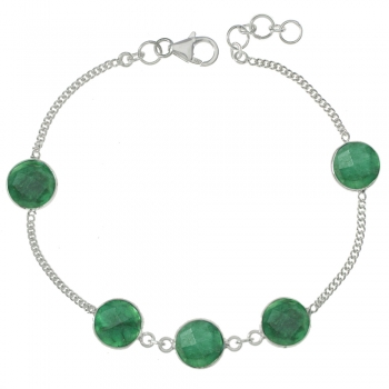 Pulsera piedra esmeralda