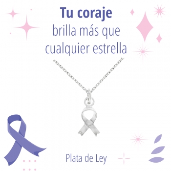 Collar lazo lucha contra el cáncer