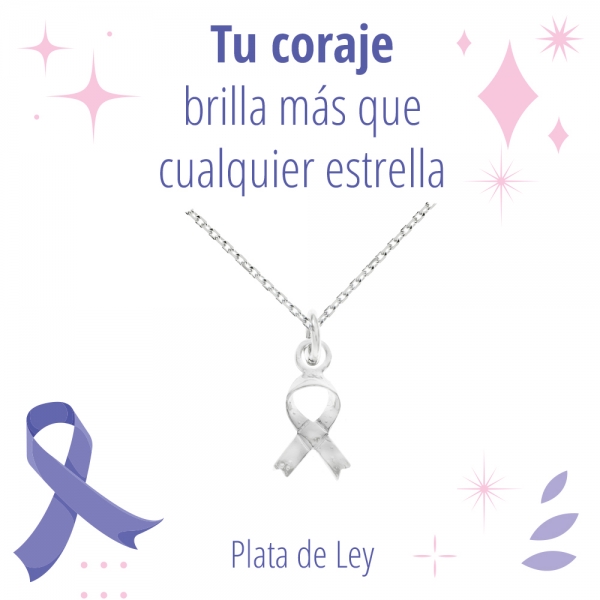 Collar lazo lucha contra el cáncer