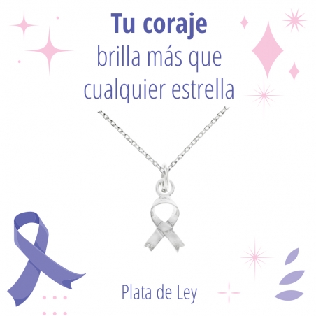 Collar lazo lucha contra el cáncer