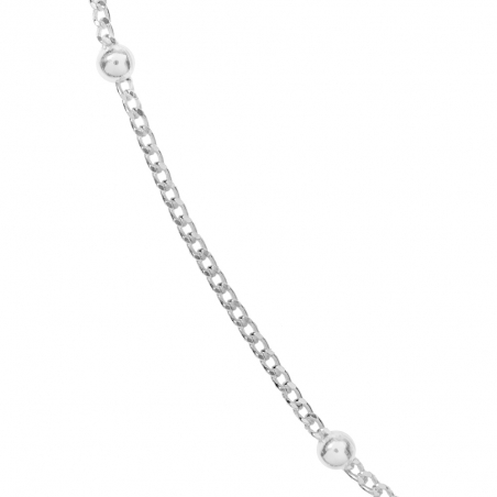 Choker de bolitas Plata de Ley