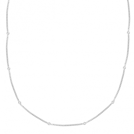 Choker de bolitas Plata de Ley