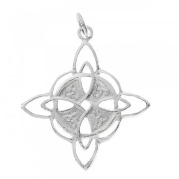 Collar nudo de bruja Plata de Ley 2