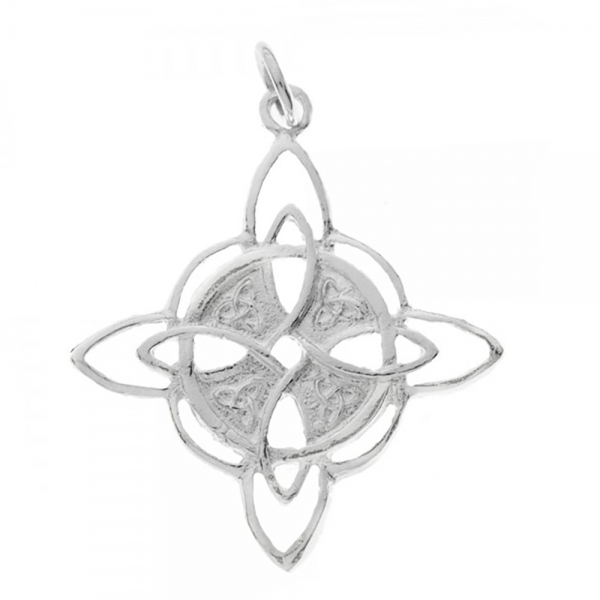 Collar nudo de bruja Plata de Ley