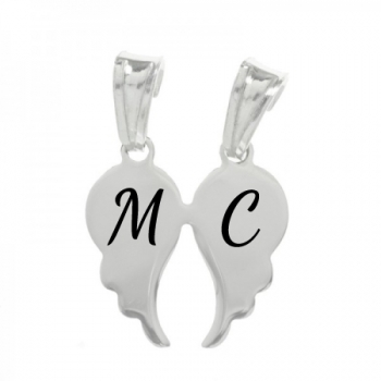 Colgante personalizado alas para dos
