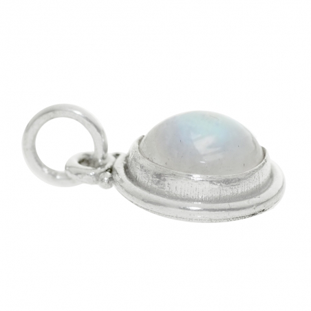 Colgante piedra natural redonda