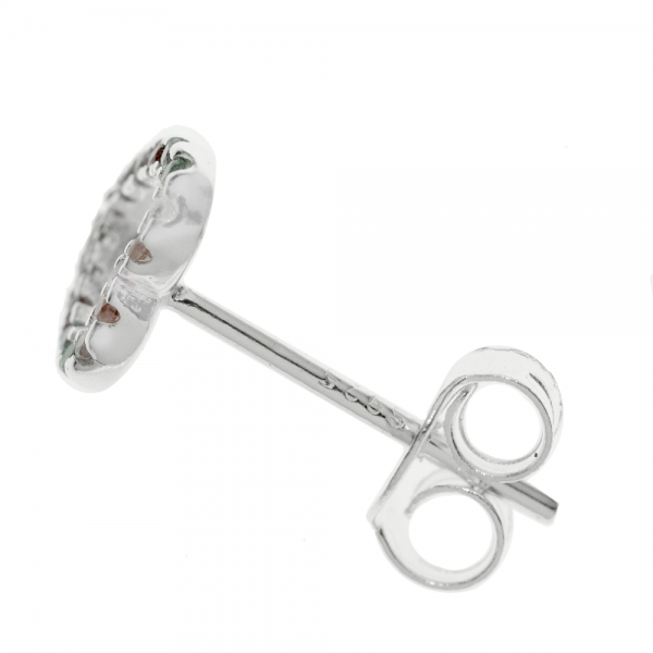 Pendientes corazón multicolor XS