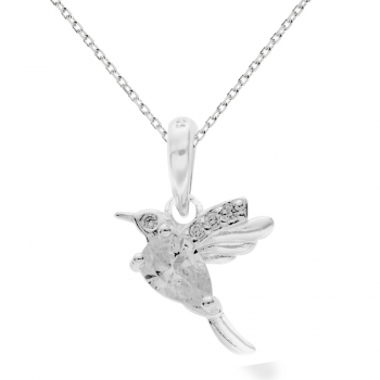 Collar colibrí Plata de Ley