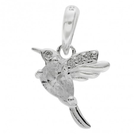 Collar colibrí Plata de Ley