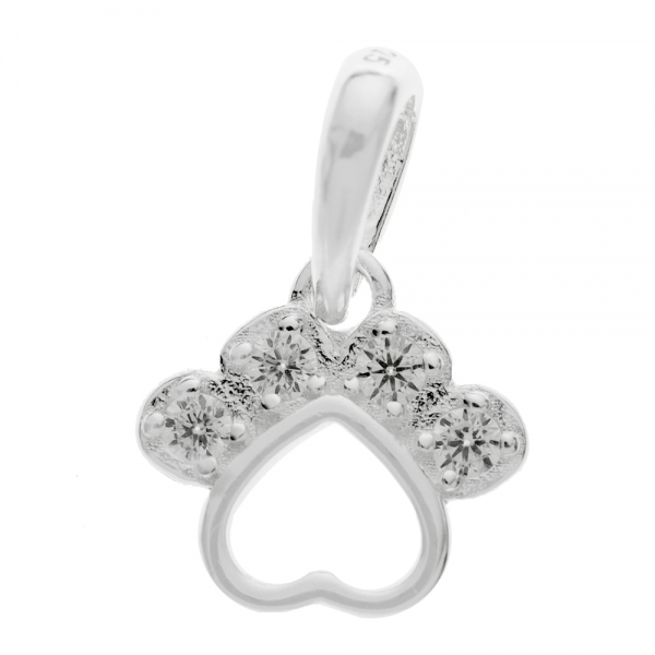 Collar huella Plata de Ley