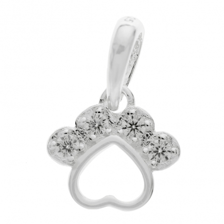 Collar huella Plata de Ley