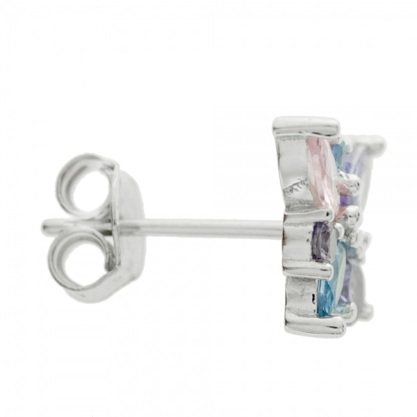 Pendientes cristales talla mixta