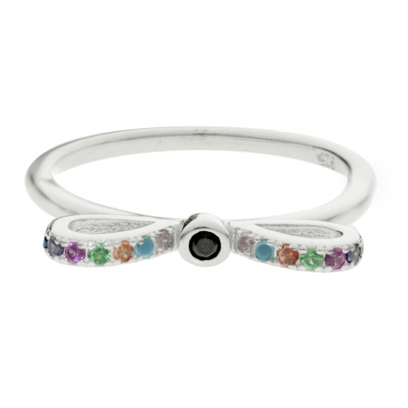 Anillo lazo multicolor