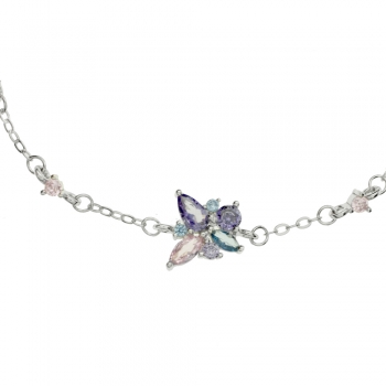 Pulsera con cristales de colores 2