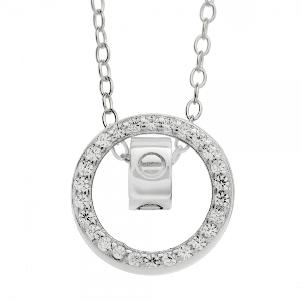 Collar doble círculo