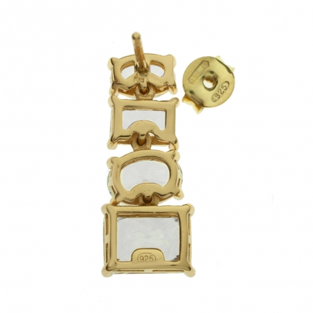 Pendientes fiesta circonitas articuladas