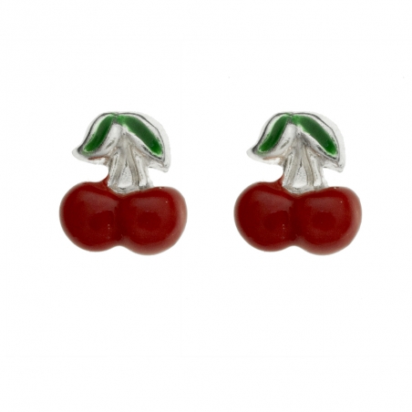 Pendientes mini cerezas