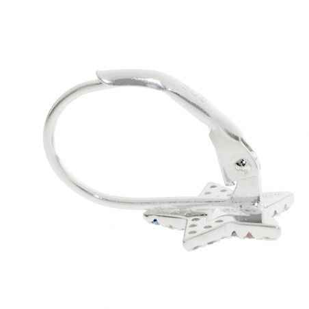 Pendientes estrella multicolor