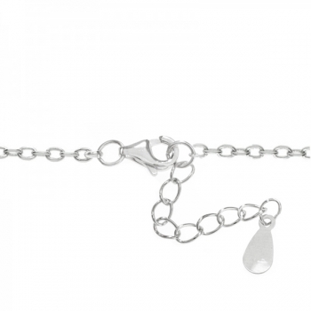 Collar corbatero con circonitas y estrellas 2