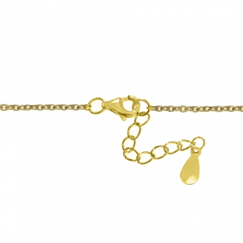 Collar corbatero con circonitas & infinito 2