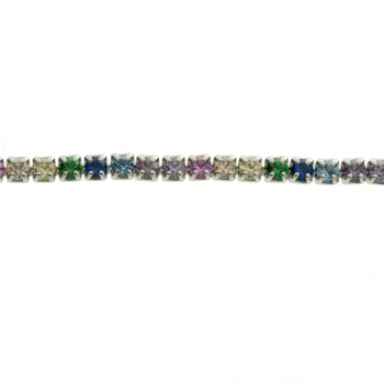 Pulsera multicolor de circonitas 2