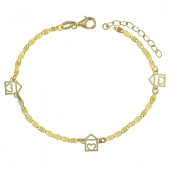 Pulsera Sweet Home Plata de Ley