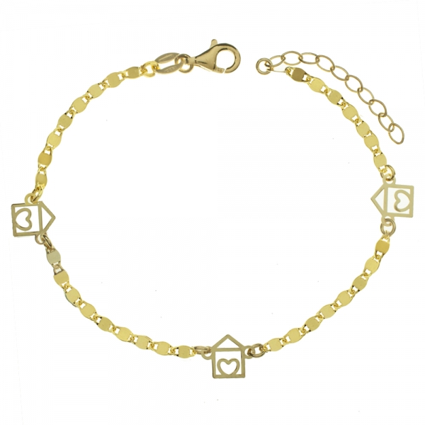 Pulsera Sweet Home Plata de Ley