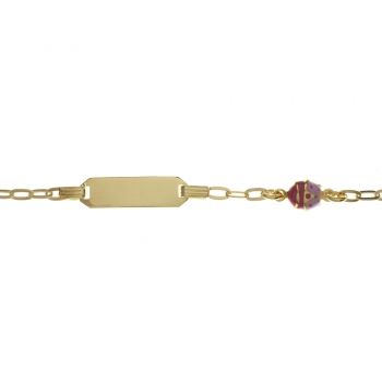 Esclava dorada con mariquita 2