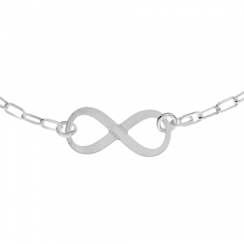 Pulsera infinito Plata de Ley 2