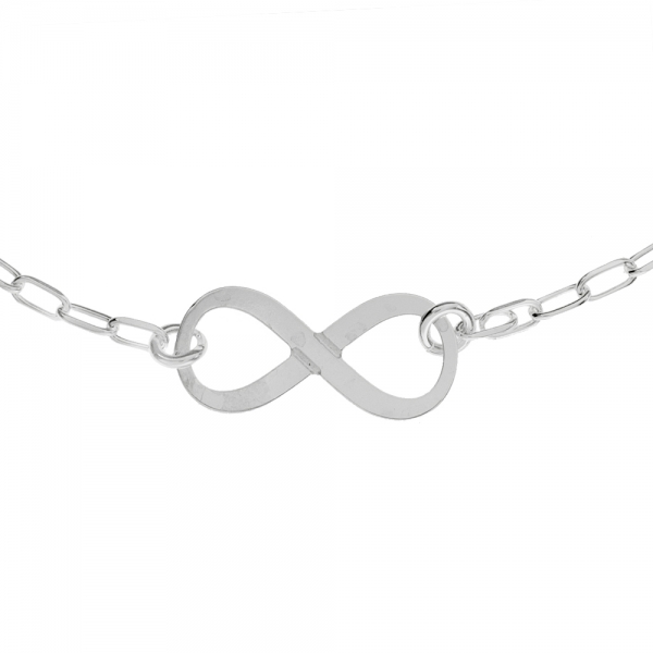 Pulsera infinito Plata de Ley