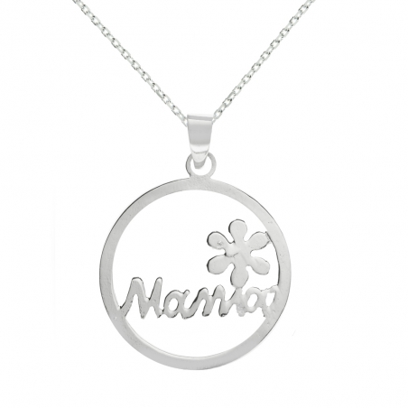 Colgante mamá Plata de Ley