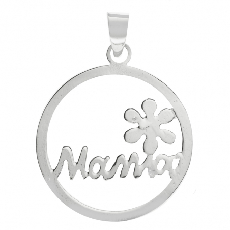 Colgante mamá Plata de Ley