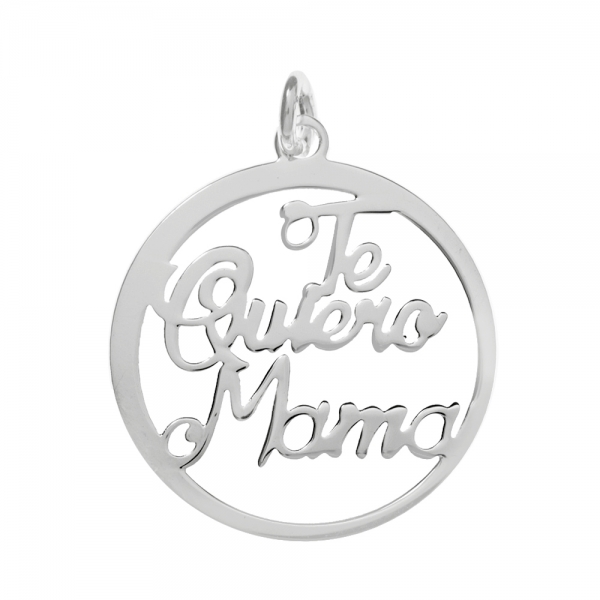 Colgante Te quiero Mamá con cadena