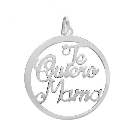 Colgante Te quiero Mamá con cadena