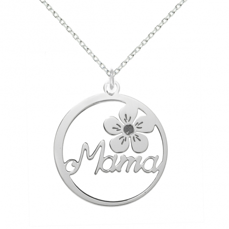 Collar Mamá con flor