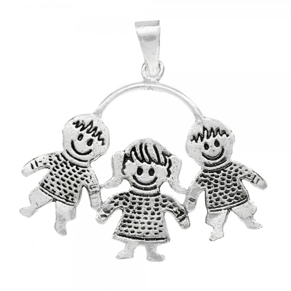 Colgante dos niños y una niña