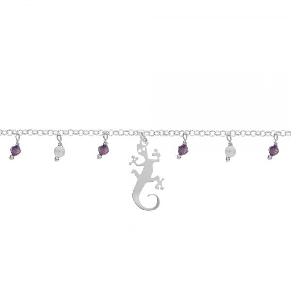 Pulsera salamandra Plata de Ley