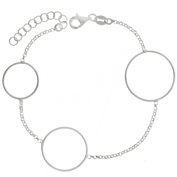 Pulsera triple círculo