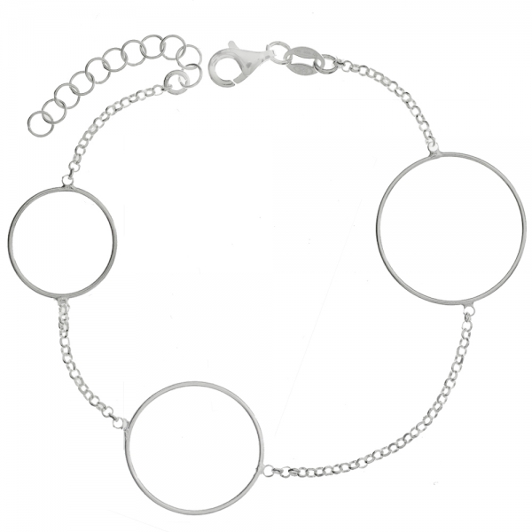 Pulsera triple círculo