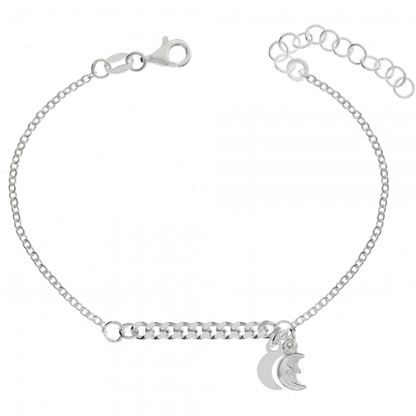 Pulsera con estrella y luna