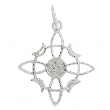 Collar nudo de bruja con pentagrama 2