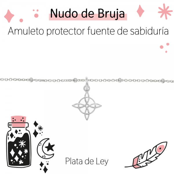 Tobillera Nudo de Bruja