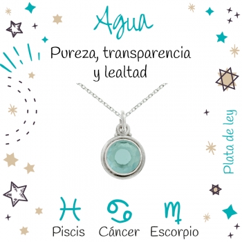 Collar amuleto para signos de Agua
