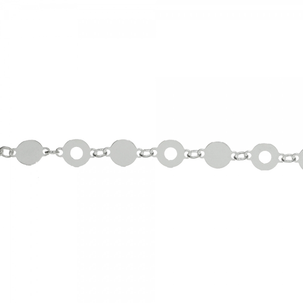 Tobillera eslabones círculos