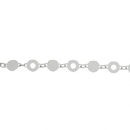 Tobillera eslabones círculos