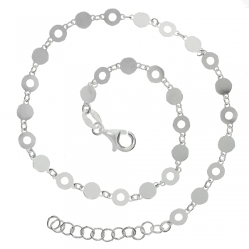 Tobillera eslabones círculos